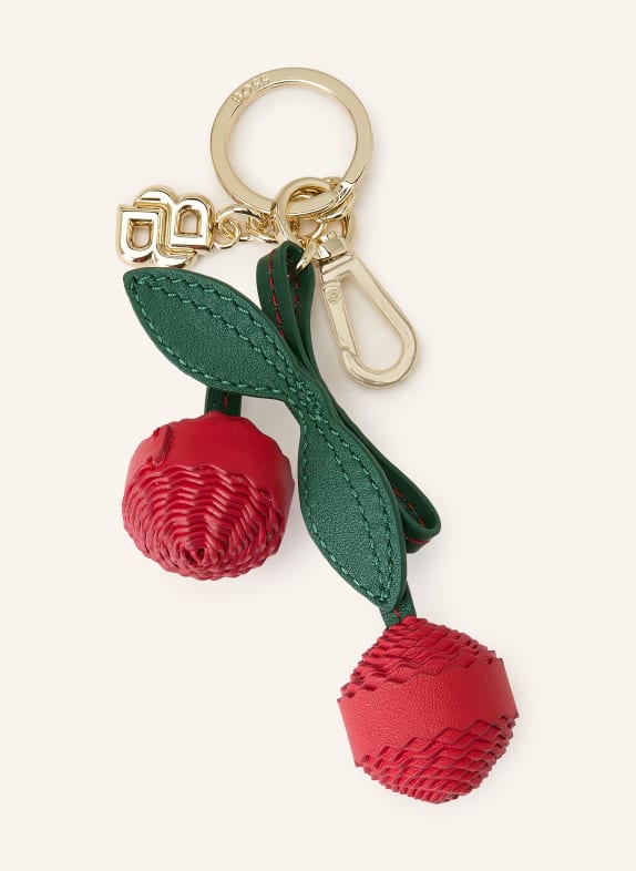 BOSS Taschenanhänger SANDY DUNKELGRÜN / ROT