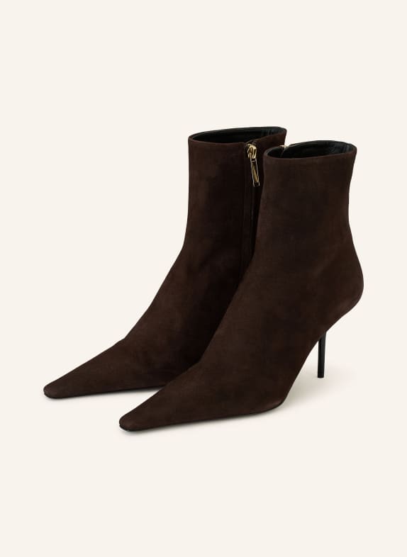 VICTORIA BECKHAM ankle boots DARK BROWN