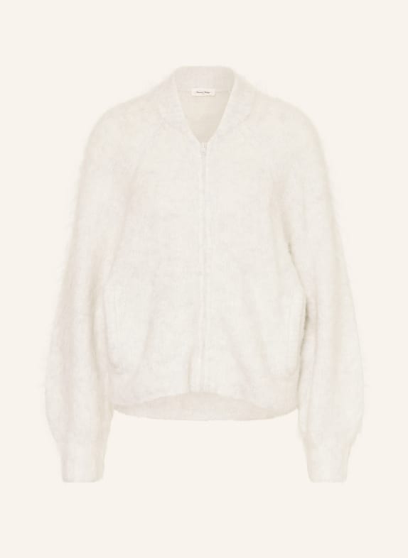 American Vintage NIBY cardigan with alpaca LIGHT GRAY