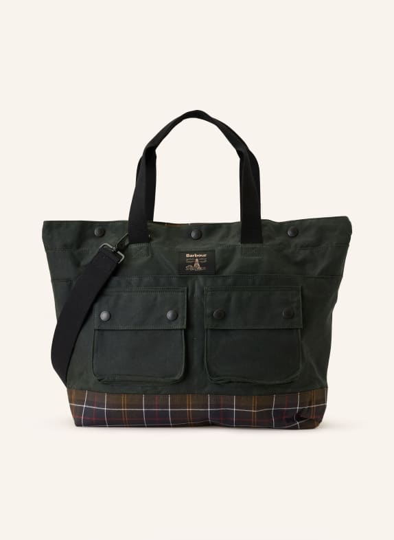 Barbour Shopper DUNKELGRÜN / KHAKI