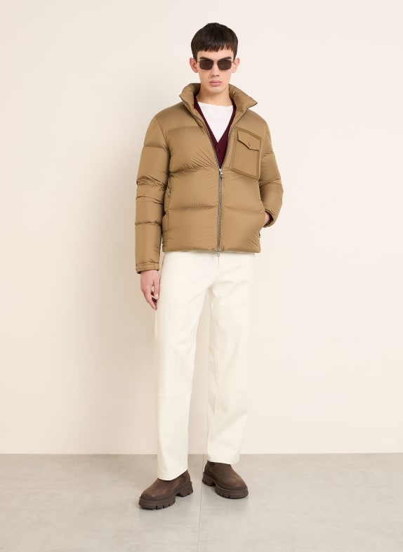 MONCLER CHINON down jacket BROWN