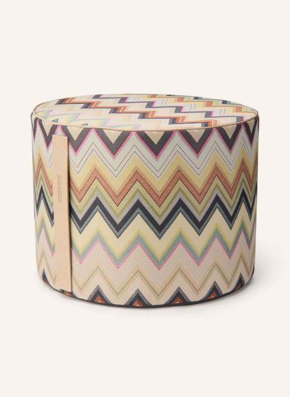 MISSONI Home Puf AGADIR KREMOWY / RÓŻOWY / ZIELONY