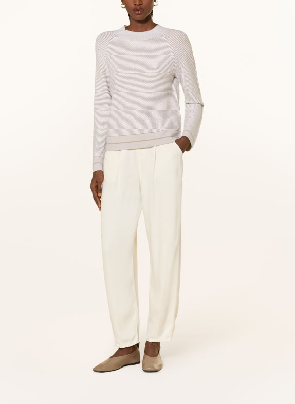 EMPORIO ARMANI sweater CREAM / LIGHT GREEN