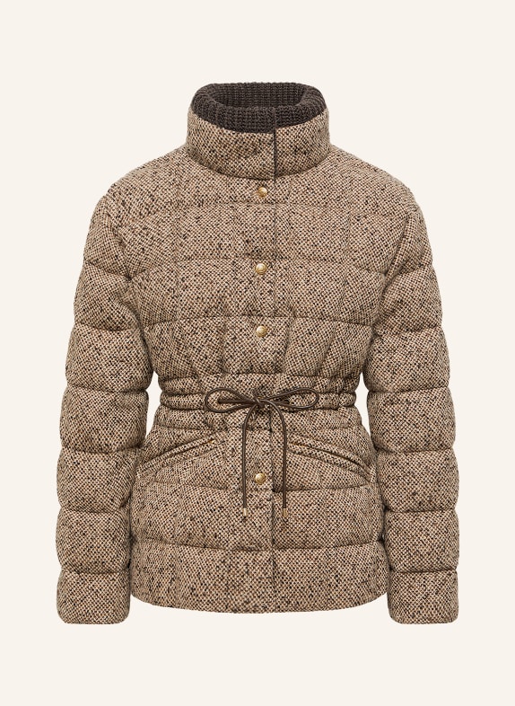 MONCLER Daunenjacke BEIGE / BRAUN
