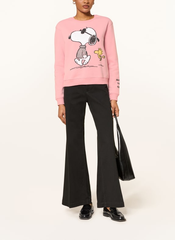 Princess GOES HOLLYWOOD Sweatshirt mit Schmucksteinen ROSA / GELB / WEISS