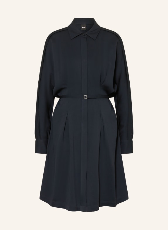 BOSS Hemdblusenkleid DOLALA DUNKELBLAU