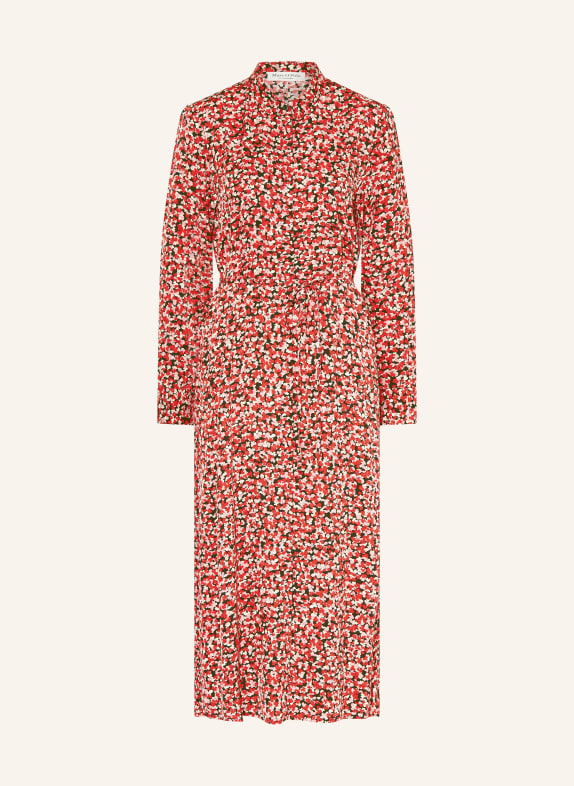 Marc O'Polo Hemdblusenkleid ROT / WEISS / SCHWARZ