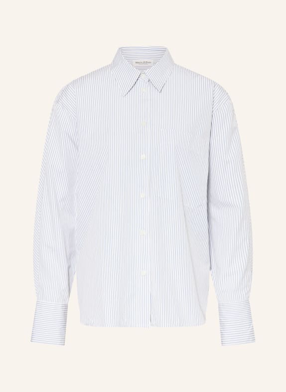 Marc O'Polo Hemdbluse BLAU / DUNKELBLAU / WEISS