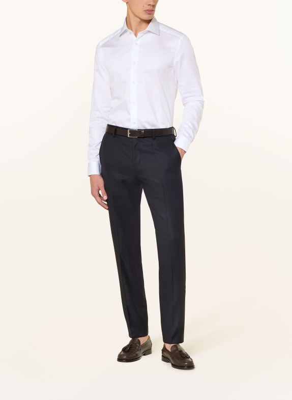 REISS Satijnen overhemd REMOTE Slim Fit WIT