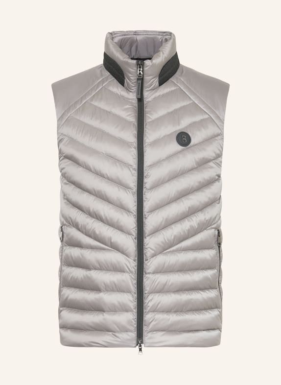BOGNER Daunenweste LASSE GRAU / SCHWARZ