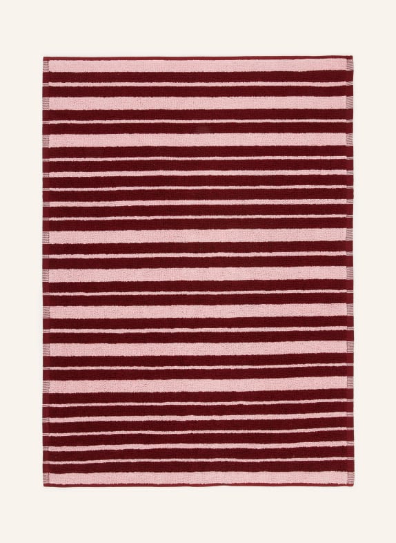 marimekko Badematte RAIDE DUNKELROT / HELLROSA