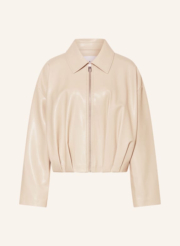MRS & HUGS Blouson in Lederoptik CREME