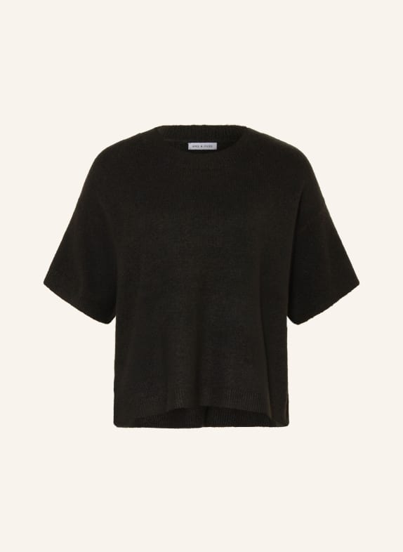 MRS & HUGS knit shirt BLACK
