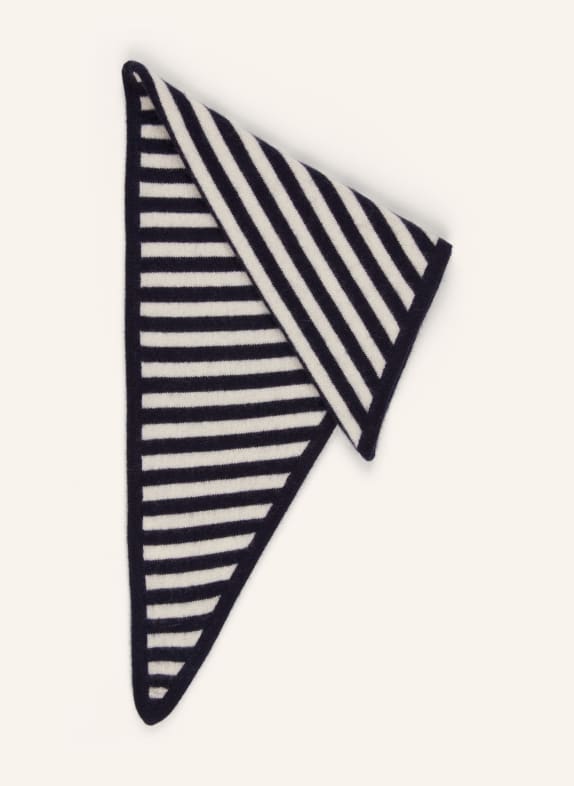 darling harbour Dreieckstuch mit Cashmere NAVY/OFFWHITE