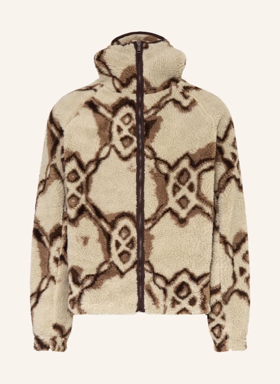 DAILY PAPER Kurtka z futerkiem BEŻOWY / CIEMNOBRĄZOWY / BRĄZOWY