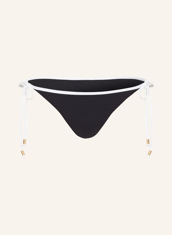 SEAFOLLY Triangel-Bikini-Hose BEACH BOUND SCHWARZ / WEISS