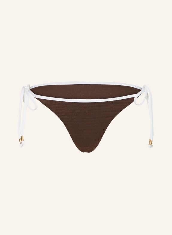 SEAFOLLY Triangel-Bikini-Hose BEACH BOUND BRAUN / WEISS