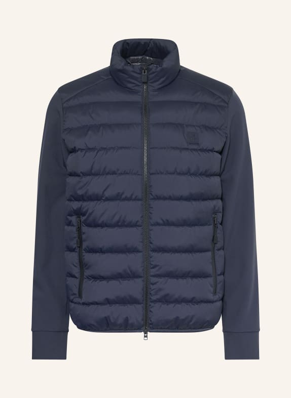 Marc O'Polo Steppjacke im Materialmix DUNKELBLAU