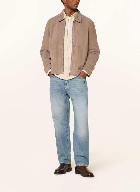 Marc O'Polo veste en cuir MARRON CLAIR