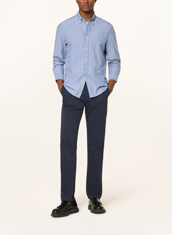 Marc O'Polo Overhemd Regular Fit BLAUW / WIT