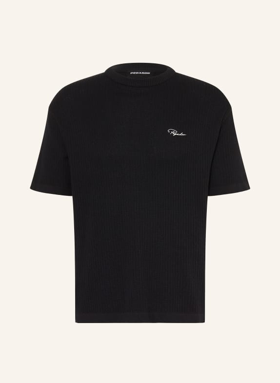 PEGADOR Sweter z dzianiny SIGNAR CZARNY