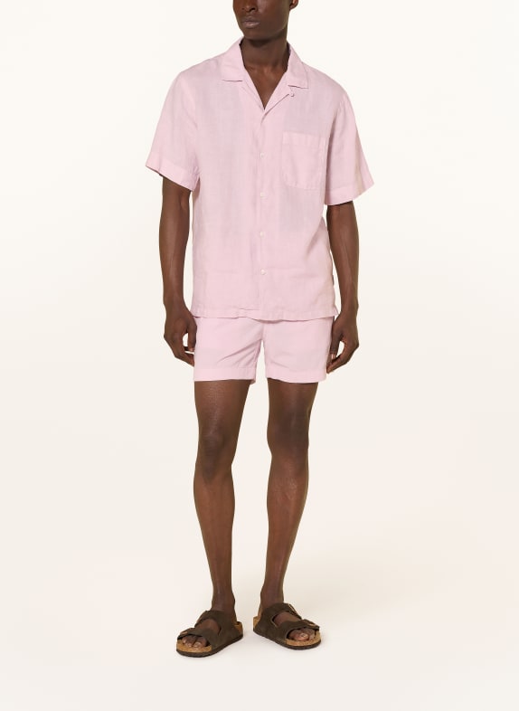 CLOSED Comfort Fit overhemd met korte mouwen van linnen ROSE CLAIR