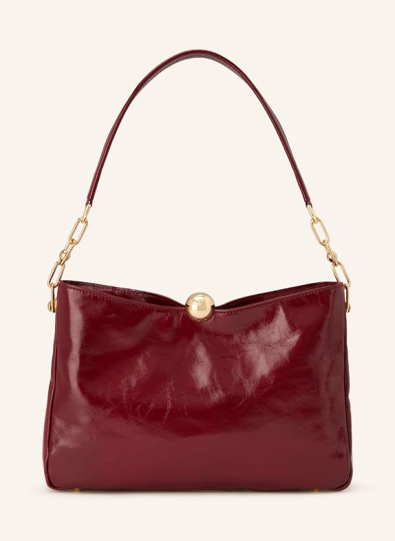 FURLA Schultertasche SFERA SOFT DUNKELROT / GOLD