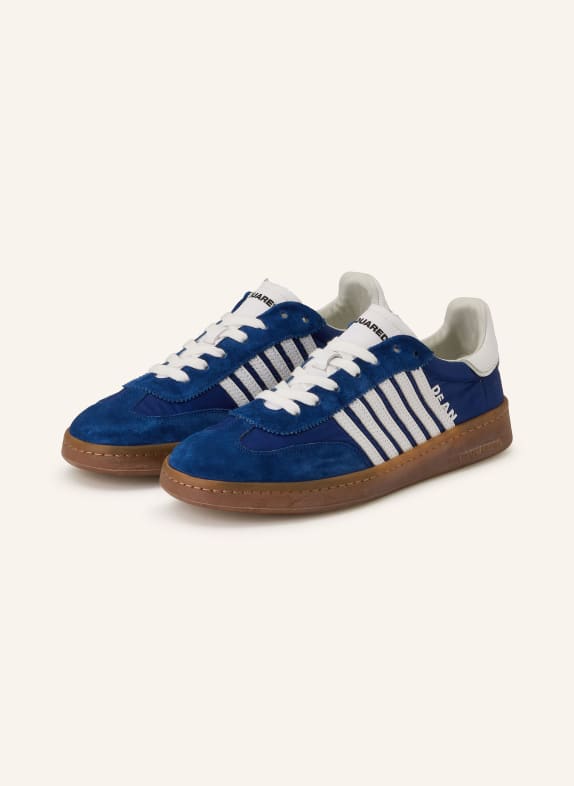 DSQUARED2 baskets BLEU FONCÉ / BLANC