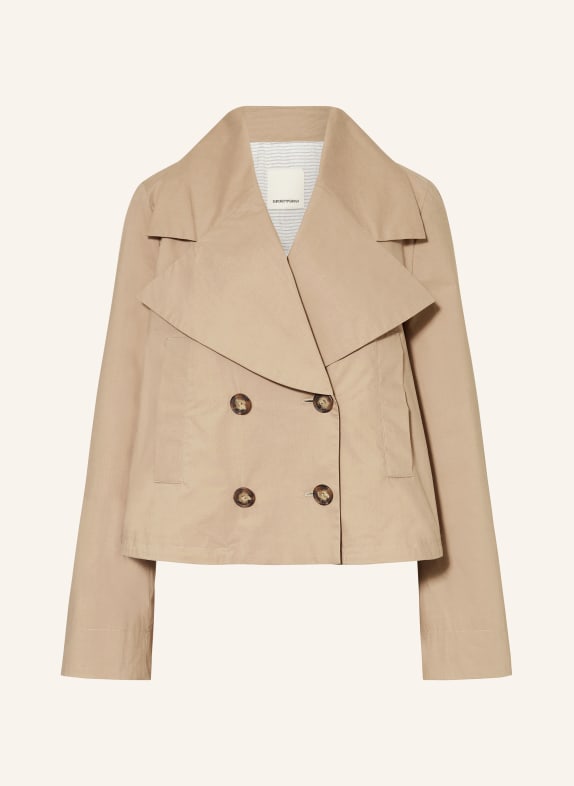 EMPORIO ARMANI trench coat CAMEL