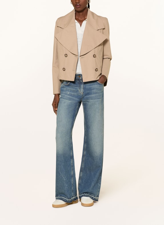 EMPORIO ARMANI trench coat CAMEL