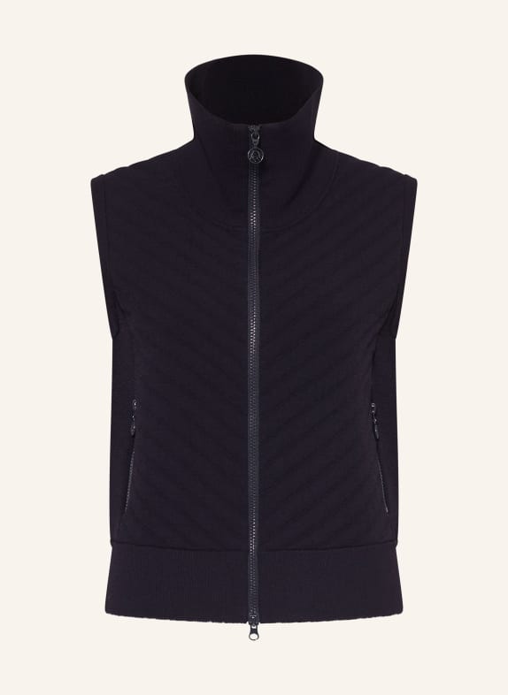 SPORTALM kamizelka z dzianiny CZARNY