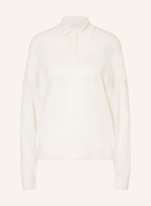 IRIS von ARNIM Strick-Poloshirt LILIA aus Cashmere mit Seide CREME
