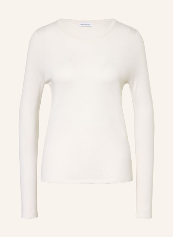 IRIS von ARNIM Cashmere-Pullover LAUREEN mit Seide CREME