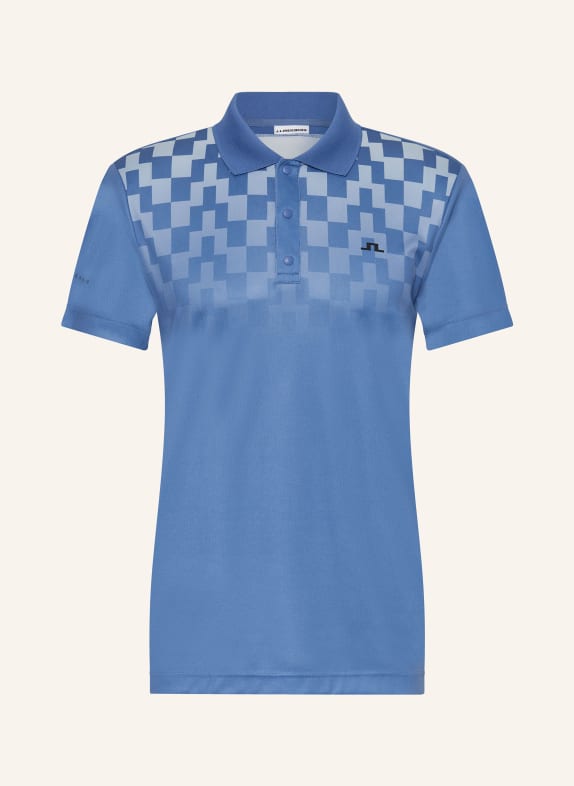J.LINDEBERG Funktions-Poloshirt BLAU / HELLBLAU