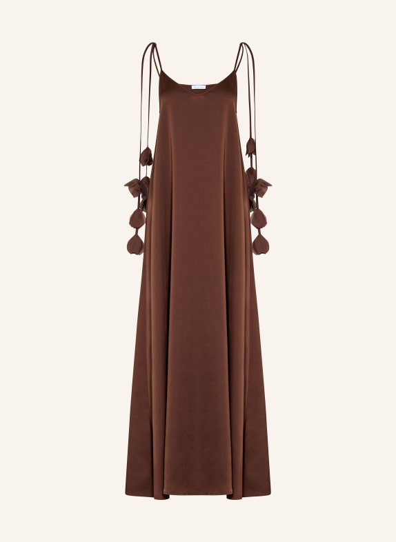MRS & HUGS evening gown DARK BROWN