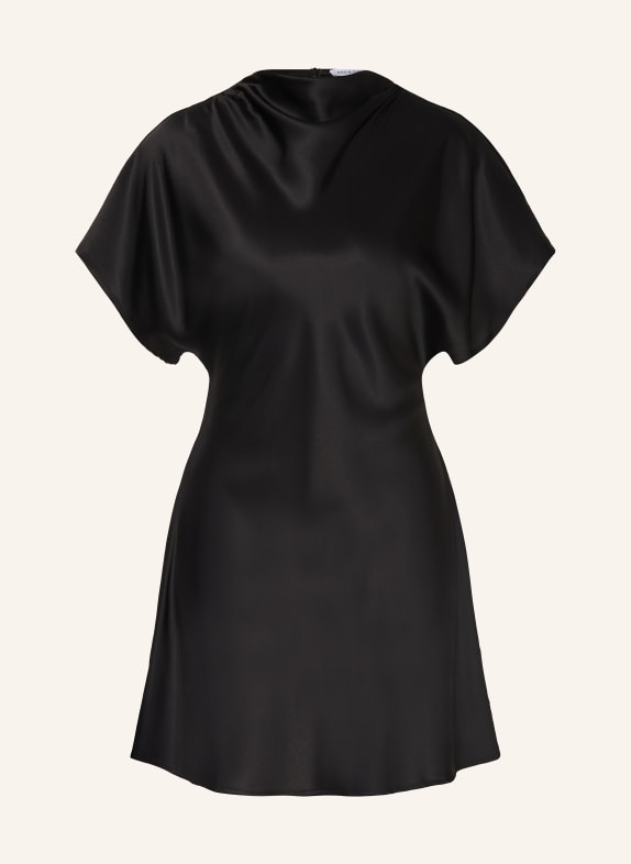 MRS & HUGS satin dress BLACK