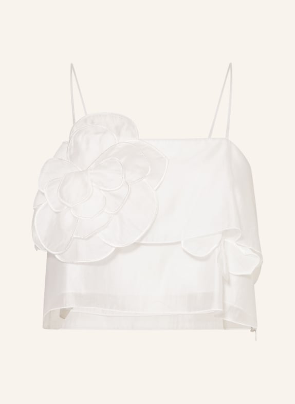 MRS & HUGS Krátký top BÍLÁ