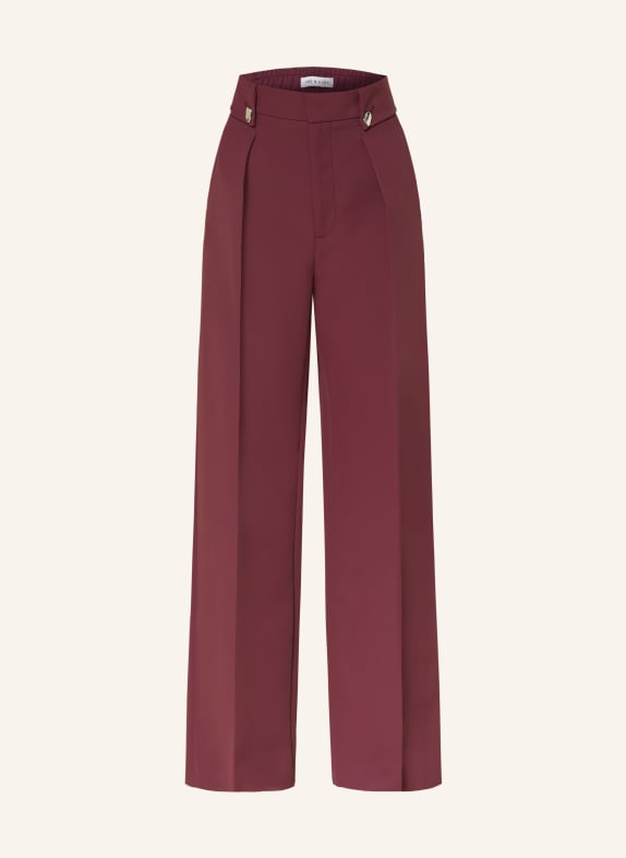 MRS & HUGS marlene pants DARK RED