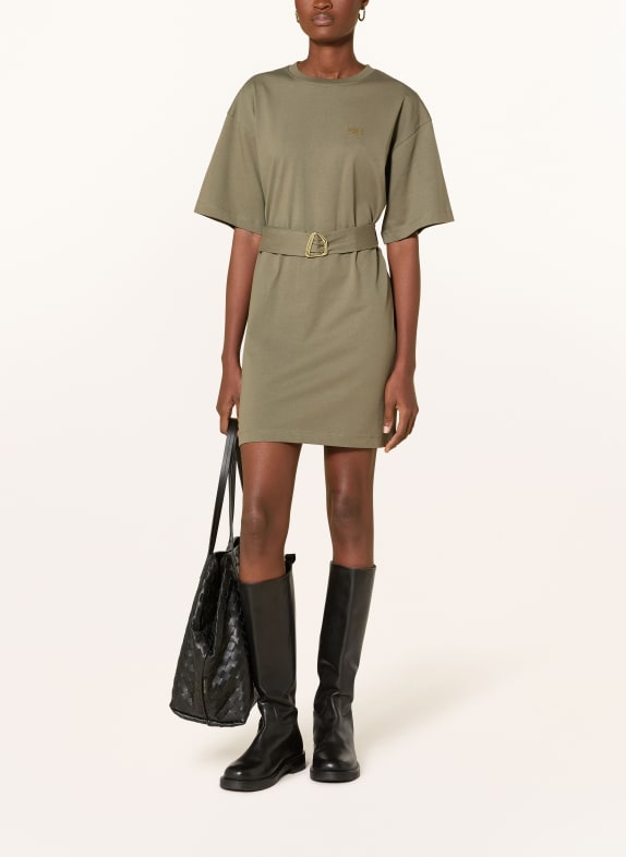 BARBOUR INTERNATIONAL Jerseykleid UMA OLIV / GOLD