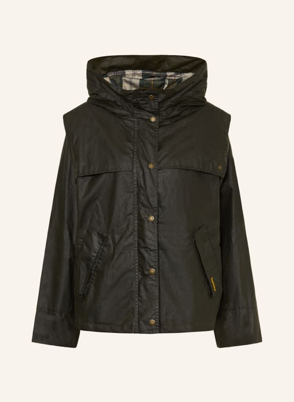 Barbour Fieldjacket ORNELLA DUNKELGRÜN