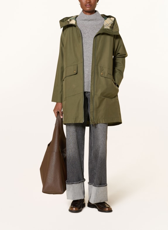Barbour HERON parka DARK GREEN