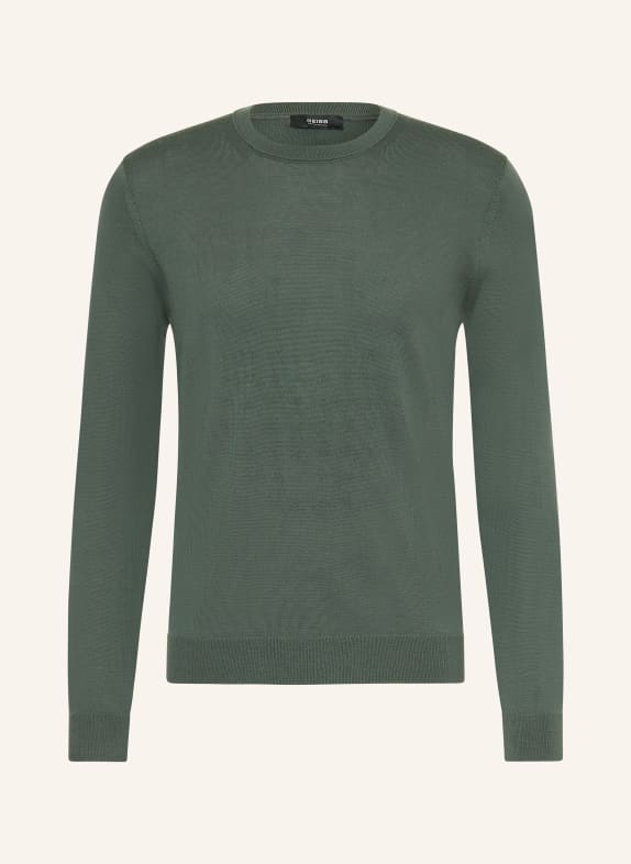 REISS Sweter WESSEX ZIELONY