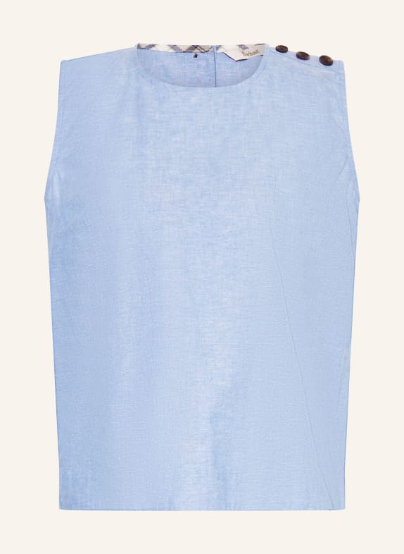 Barbour Blůza JOSIE s lnem TMAVĚ MODRÁ