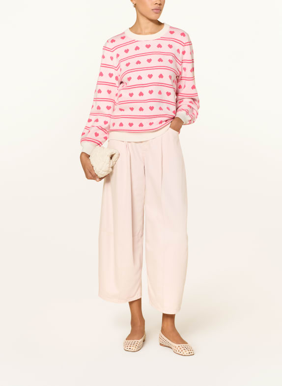 ICHI Trui IHBRIELLE ECRU / ROZE