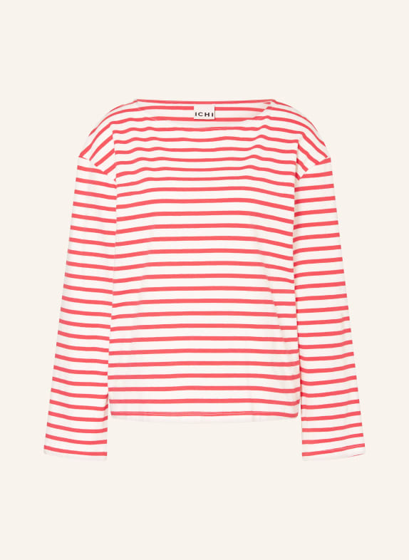 ICHI Longsleeve IHMIRA ROT / ECRU