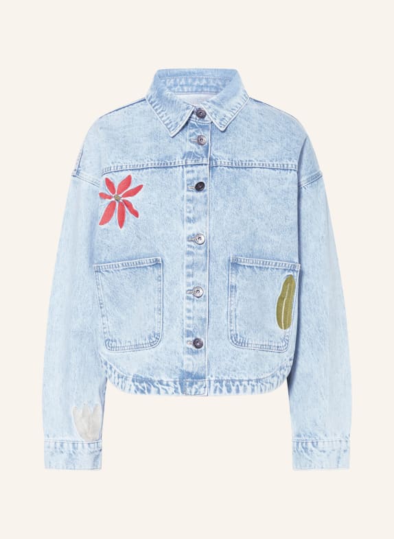 ICHI Denim jacket IHBAUVE BLUE