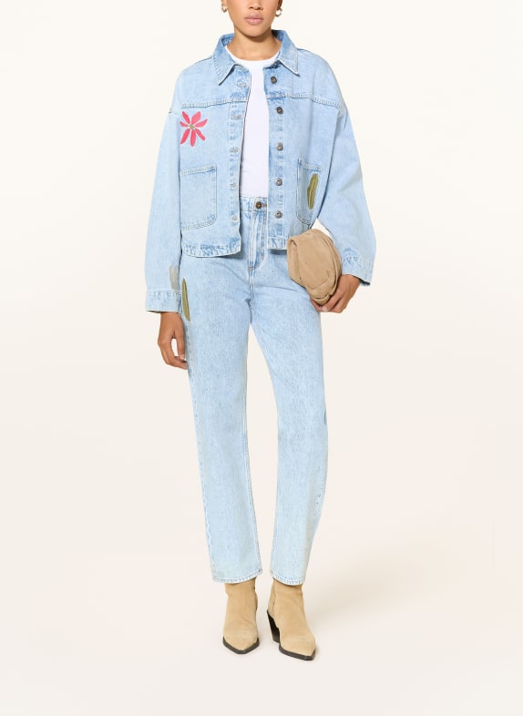 ICHI Jeansjas IHBAUVE BLAUW