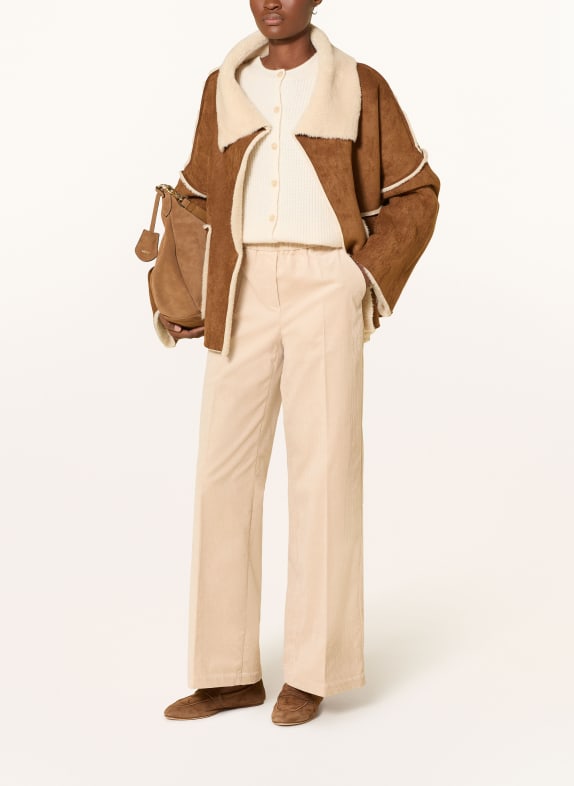 OPUS PANTS Cordhose MUCIA 2088 macadamia