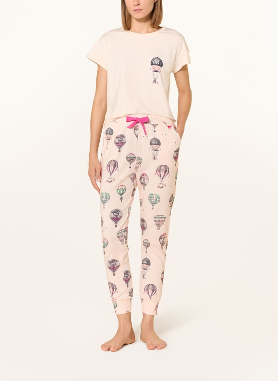 SHORT STORIES pyjama CRÈME / ROZE / ZWART