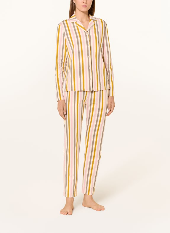 SHORT STORIES pyjama ECRU / ROZE / DONKERGEEL